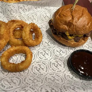 F&D BBQ Burger Meal