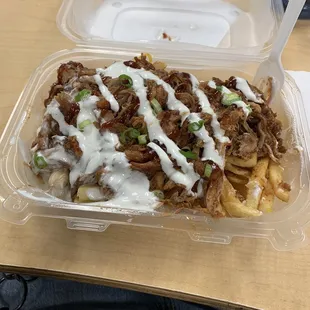 Pulled pork fries !!