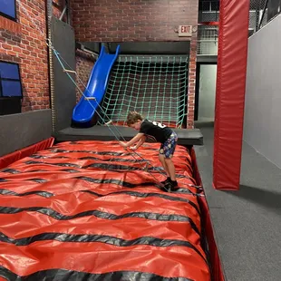 Obstacle area off the main floor
