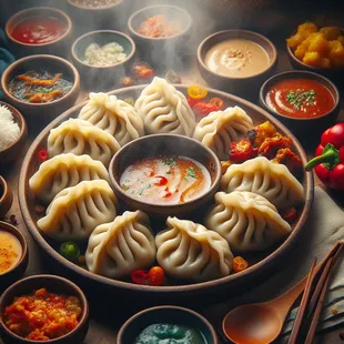 Chicken Mo:Mo: ( Chicken Dumplings
