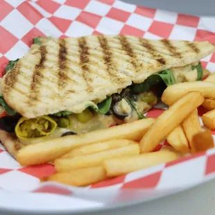 New Mediterranean Hummus Panini