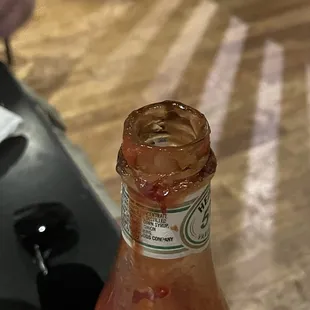 Ketchup bottle looking nasty