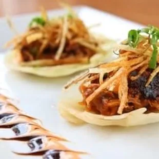 a plate of food on a table