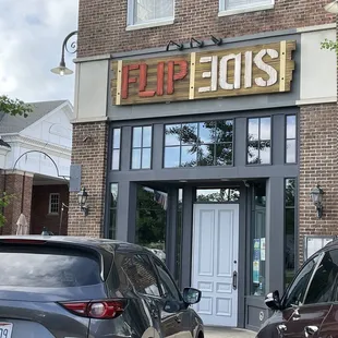 Front door entrance. Patio to the left.