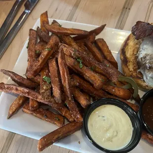 Sweet potato fries - extra crispy