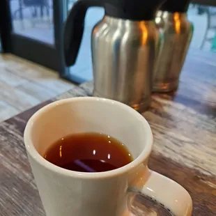 Coffee or tea eRlyin the morning