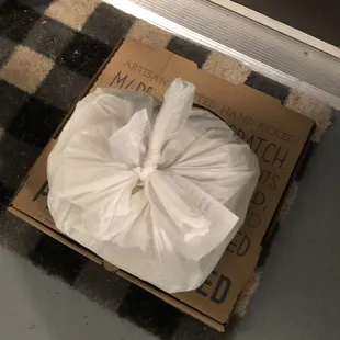 Asked for contactless delivery: and they nailed it!!!