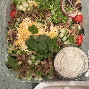 Flip's Signature Jerk Chicken Salad