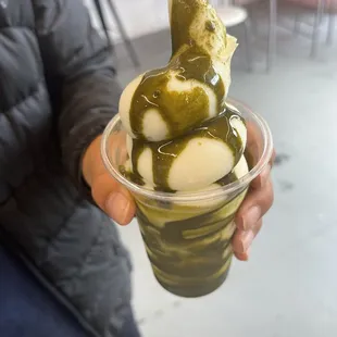 Matcha ice cream