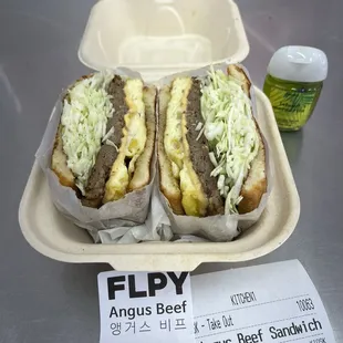 Angus Beef sandwich