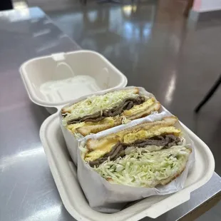 Bulgogi sandwich