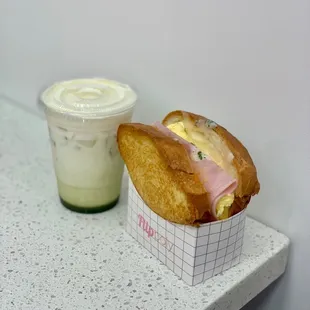 Matcha Einspanner, Ham Cheese