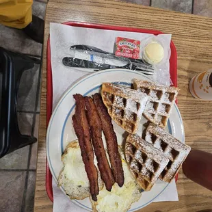 Great Breakfast at Flips with my buddy Andy Alexander AKA &quot;Rabbit&quot;