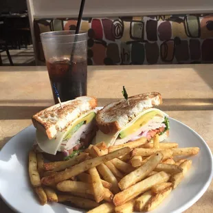 Fit-Wich with chive fries!