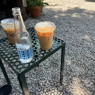 Maple latte &amp; iced latte