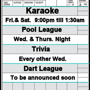 Flite Plan for Flite Room events