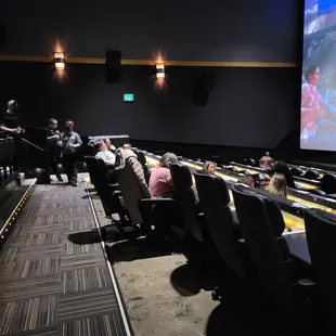 The seats are nice and assigned