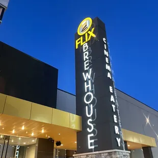 the front of the building