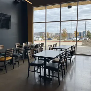 One of the seating areas