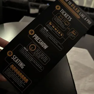 Guide or steps for the show