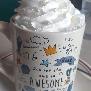 Positive affirmations &amp; whipped cream with your hot chocolate, side 2of2 (4/18/22)