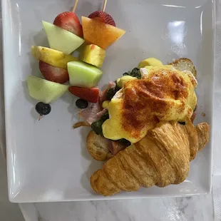 Eggs Benedict Croissant