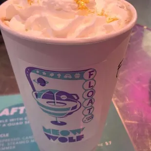 Caffeinated beverage if you will.