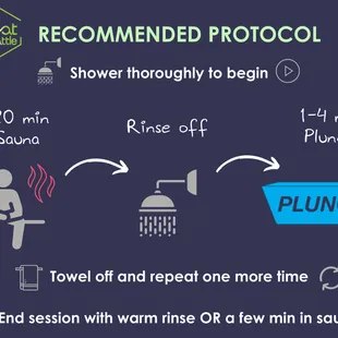 Try alternating one of our saunas and cold plunge!