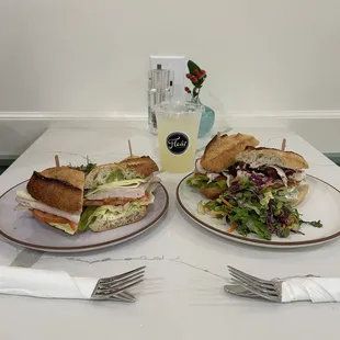 Picnic (left), Rosemary (right)