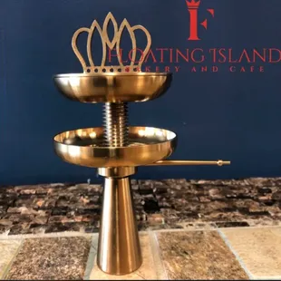 a three tiered serving dish