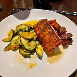 Seared salmon