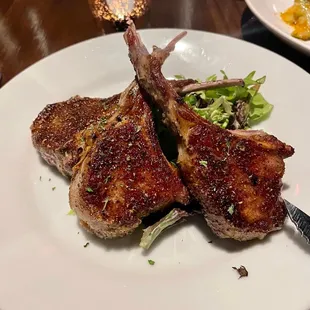Lollipop lamb chops