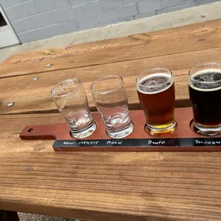 Tasting flight