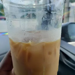 Iced Coffee with Oat Milk, Cinnamon, &amp; Brown Sugar