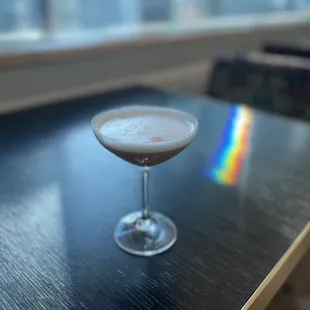 Whiskey Sour at golden Hour