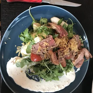 Grilled Romaine Steak Salads