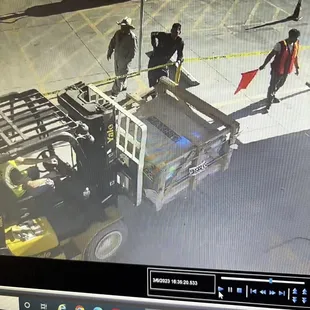 Footage of my tile being picked up