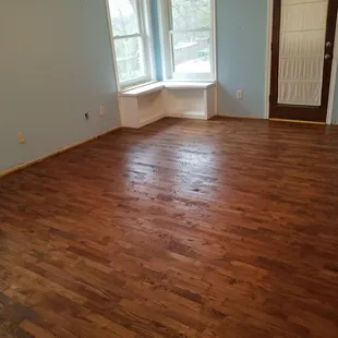 empty room with hardwood floors