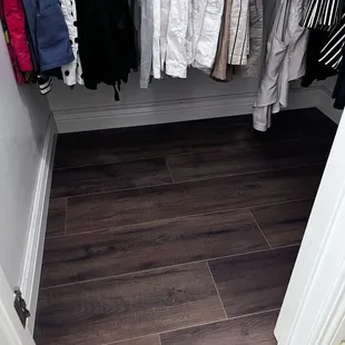 Closet floors