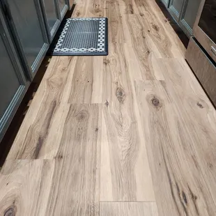 Beautiful Karastan waterproof laminate.