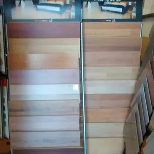 a pair of chairs in a store