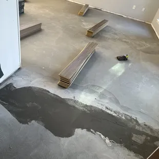 The attention to making my foundation completely level has given me a solid and quite floor!