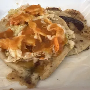 Pork &amp; Cheese Pupusa