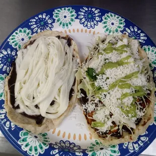 Memelitas ... Opciones ( vegetarianas, carnes o Quecillo )