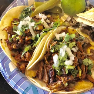 Street tacos $2.50 each