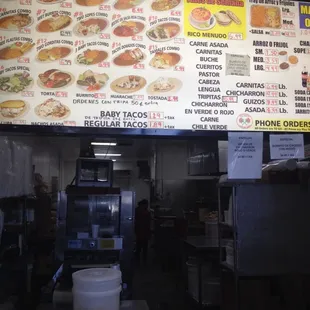 Basic but delicious menu.