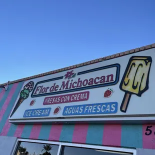 the front of the store