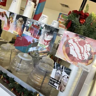 an ice cream parlor