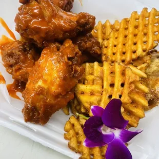 Delicious Buffalo chicken wings