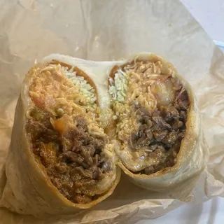 SURF N TURF BURRITO